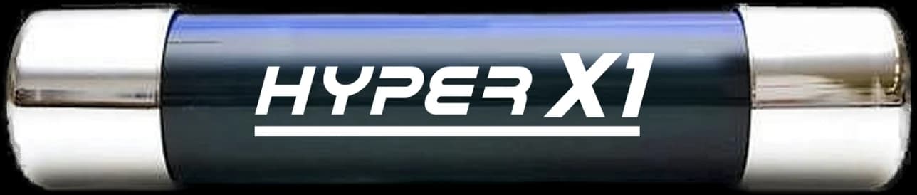 Bonpet Löschampulle Hyper X1 in Blau-Chrome